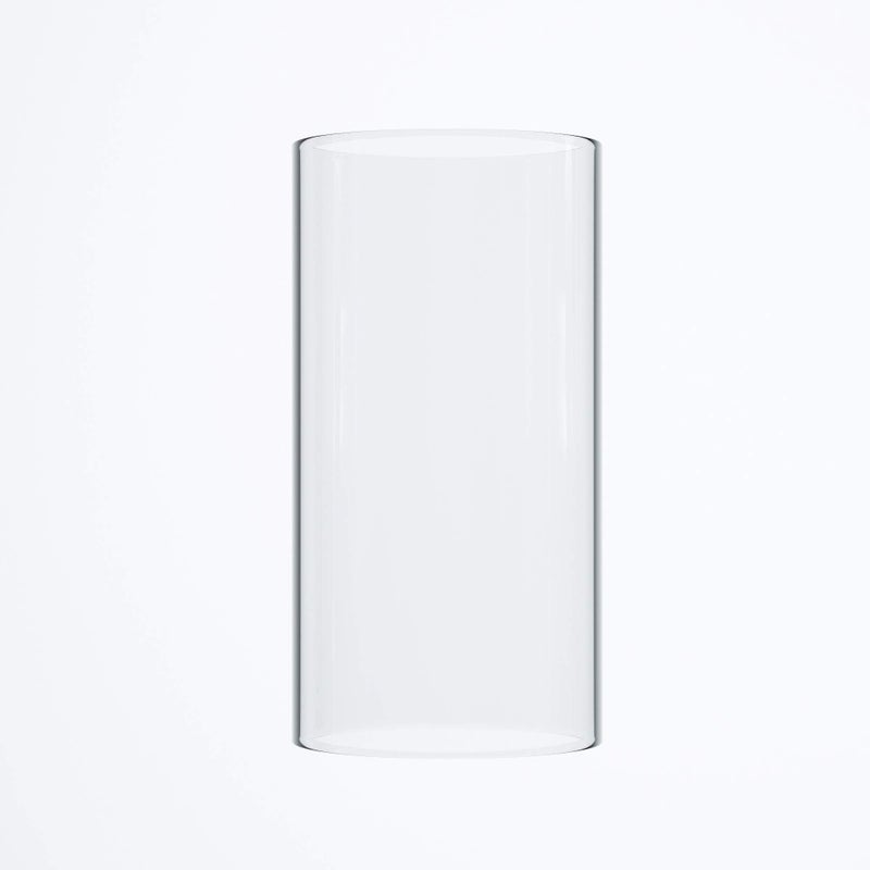 TLLAMP Large Size Hurricane Candle Holder - Glass Cylinder Open Both Ends, Open Ended Hurricane, Glass Lamp Shade Replacement (3" Wide x 6" Tall) - Image 5